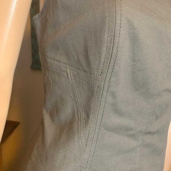 Beautiful lined charcoal, gray dress - Picture 3 of 10